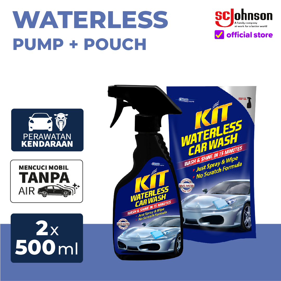KIT Waterless Pump 500 ML + Pouch 500 ML Harga 50,780 Ringgit*Penghantaran Percuma