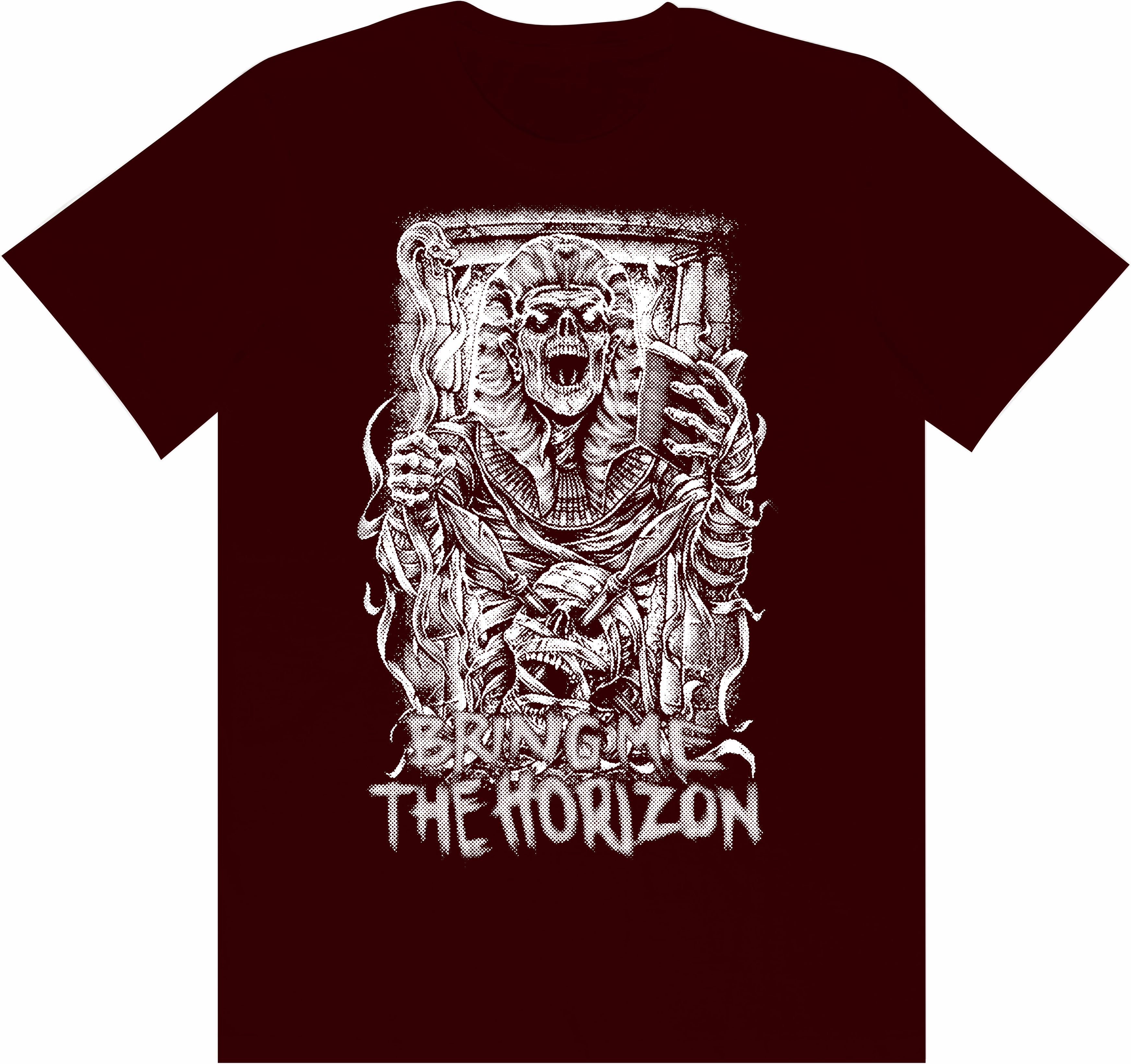 Baju Cowok Tengkorak Kaos Murah BMTH Mummy RUB521 Lazada Indonesia