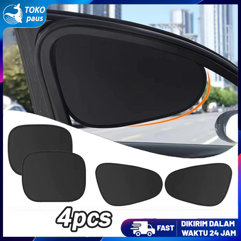 Car Window Curtains / Magnetic Car Sunshade Curtains / Car Side Window Curtains Thick Heat Resistant Anti-Uv Material / for All Cars / Easy to Install Harga 55,000 rupiah*Gratis Ongkir