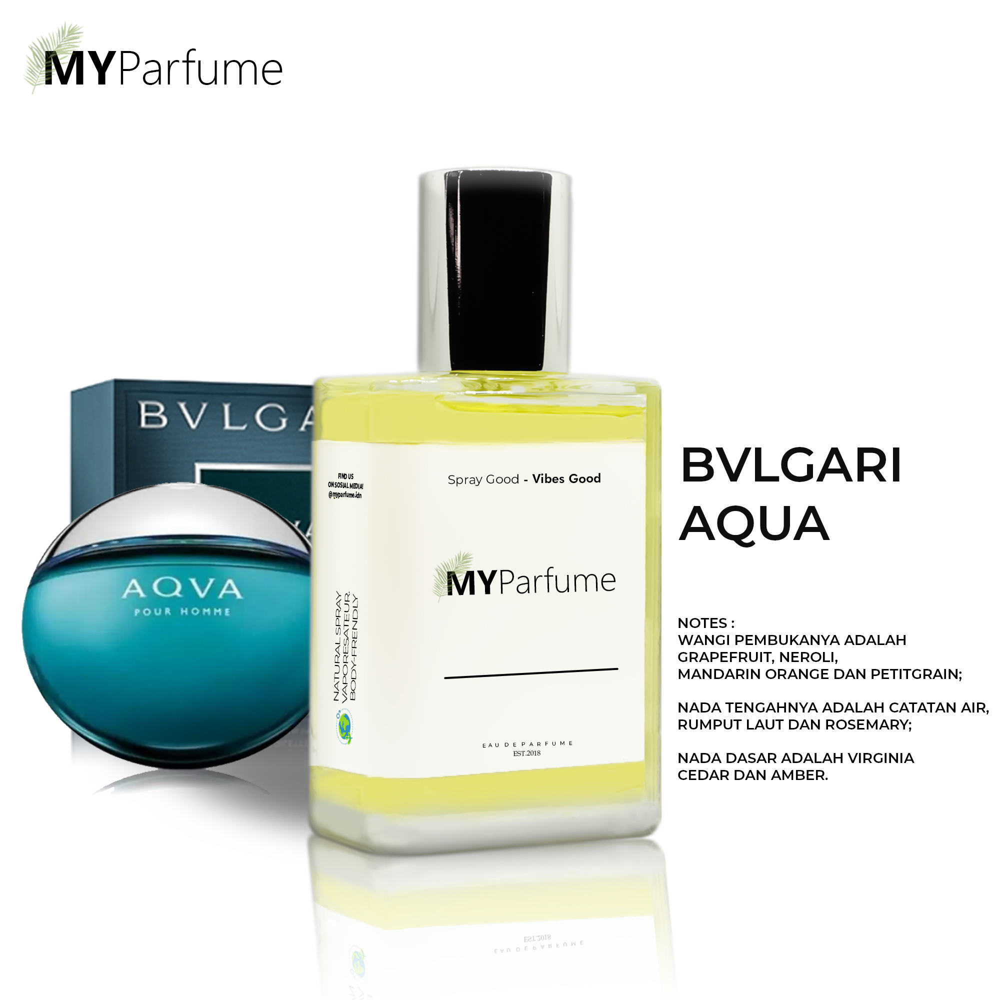 Jual Parfume Bulgaria Aqua Terbaru Jan 2025 Lazada