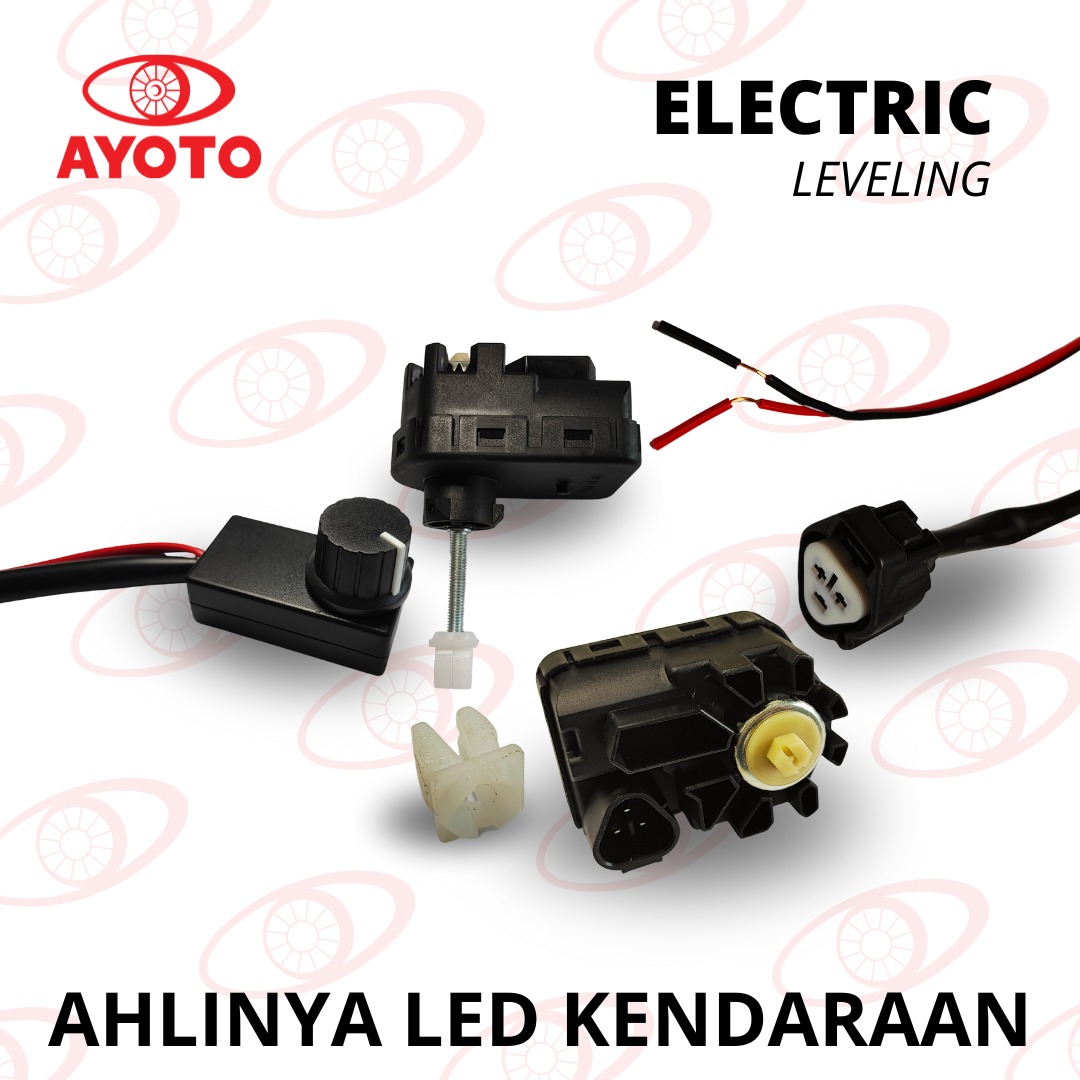 ELEKTRIK AUTO LEVELING AYOTO FULL SET BILED PROJIE MOTOR MOBIL Harga 104,000 rupiah*Gratis Ongkir
