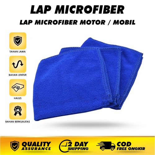 LAP MIKRO FIBER MOTOR / LAP MICROFIBER - MURAH MINI Harga 7,500 rupiah*Gratis Ongkir