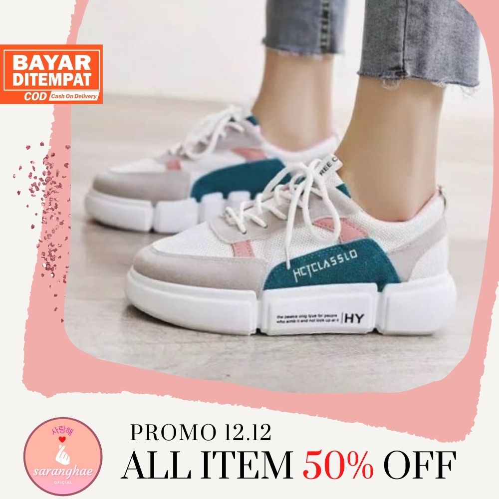 (COD) sepatu kets wanita sepatu sneakers wanita import sepatu olahraga wanita sneakers sneaker wanita sepatu cewek sneakers wanita import sepatu sport wanita sepatu kets wanita sepatu wanita sneakers sepatu cewe sepatu casual wanita DF 427