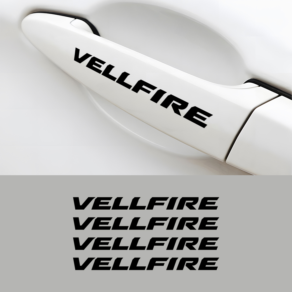 Stiker Handle Pintu Mobil Toyota Vellfire - Car Decal Sticker Harga 15,000 rupiah*Gratis Ongkir