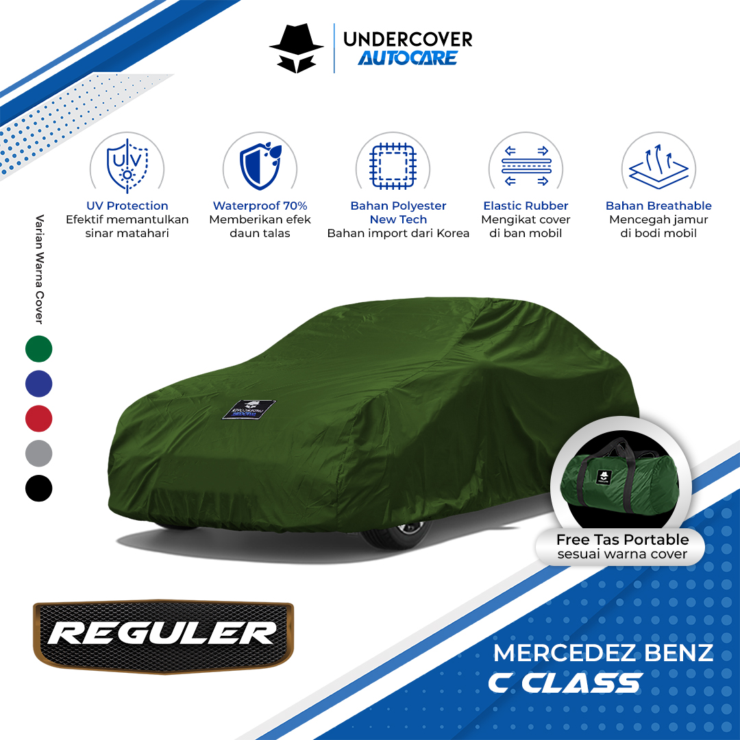Undercover Autocare - Cover Mobil Mercedes Benz C Class Reguler Harga 304,000 rupiah*Gratis Ongkir
