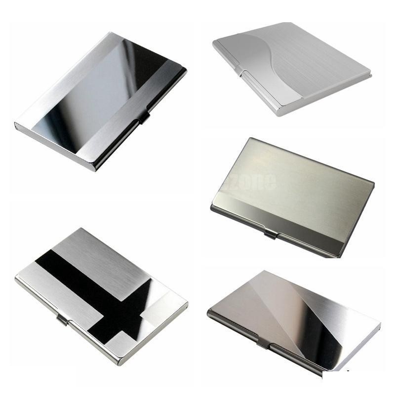 Dompet Box Kotak Kartu Nama Id card Stainless steel mirror