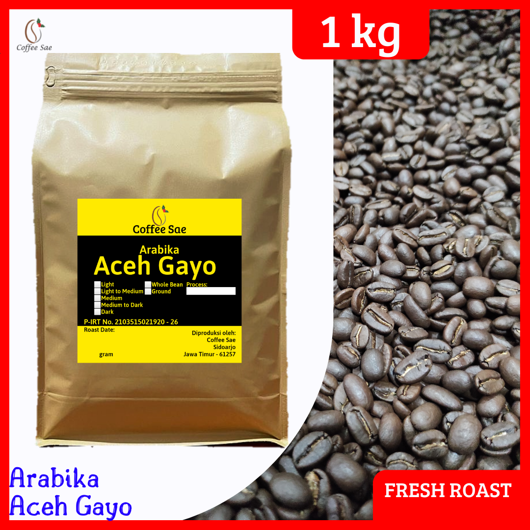 KOPI ARABIKA GAYO 1KG Biji atau Bubuk Kopi Gayo Specialty Arabika 1 kg