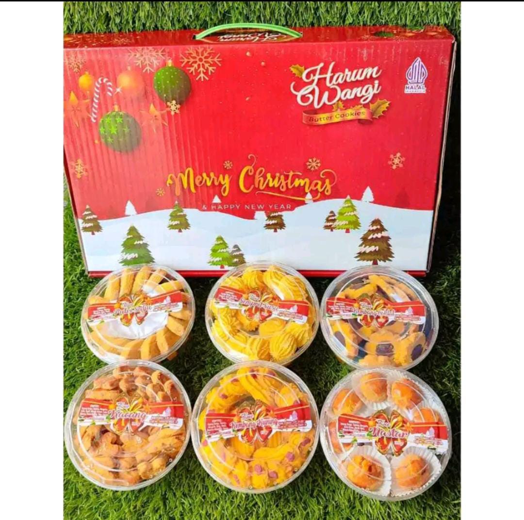 Christmas Hampers of Dry Cakes 1 Box Contains 6 Kinds / Christmas Parcel Christmas hadiah Delicious Dr…