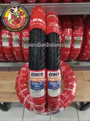 Ban Motor Bebek Ring 17 Merk ERCO Motif Mirip IRC Untuk Supra Revo Kharisma Astrea Legenda Jupiter Vega Smash Shogun Satria Blade