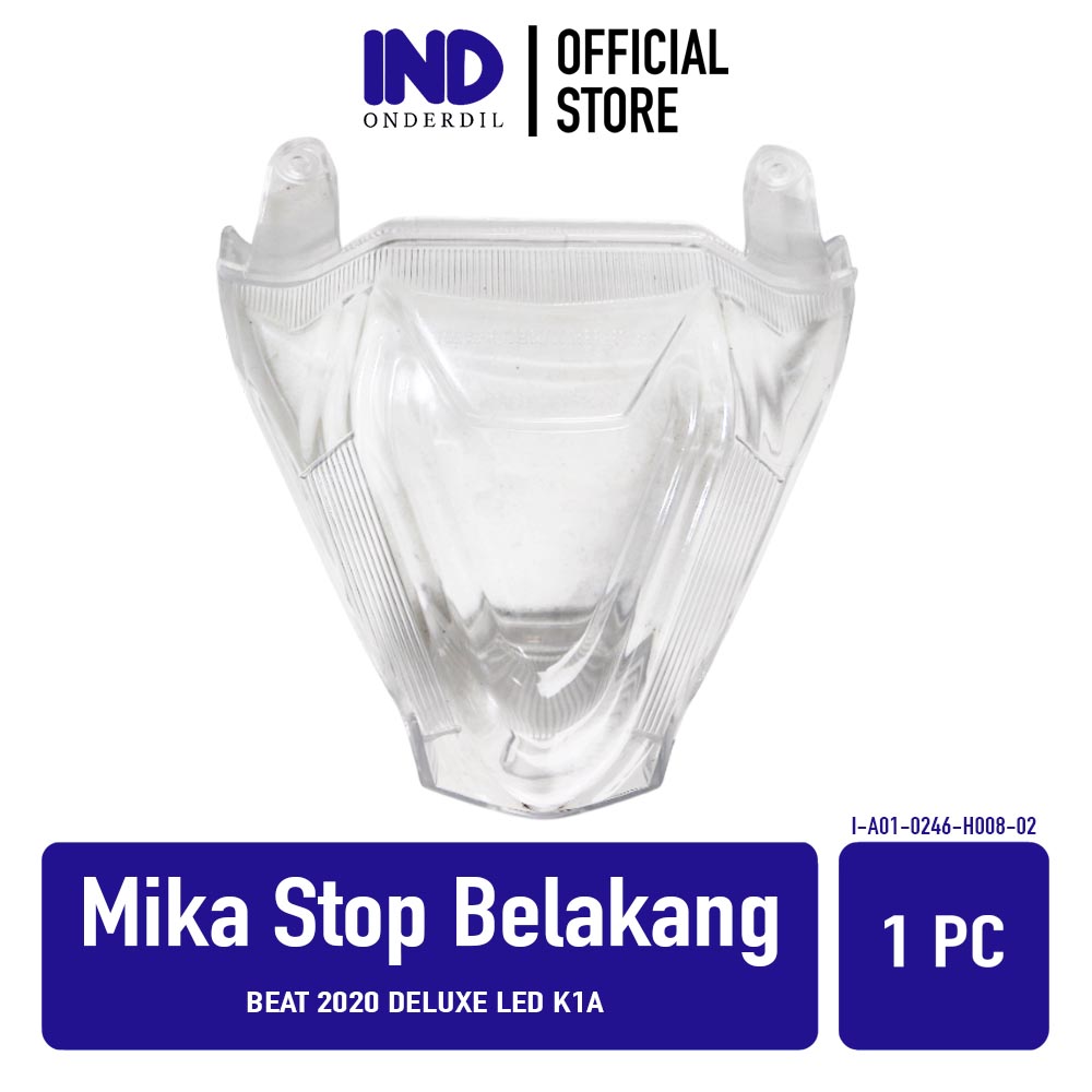 Mika Stop Belakang Beat 2020 Deluxe LED K1A Kaca Lampu Lensa Reflektor Rem Stoplamp Harga 49,670 rupiah*Gratis Ongkir