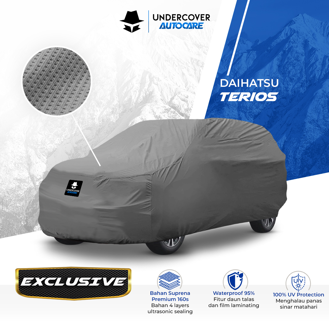 Undercover Autocare - Cover Mobil Daihatsu Terios Exclusive Harga 1,178,000 rupiah*Gratis Ongkir