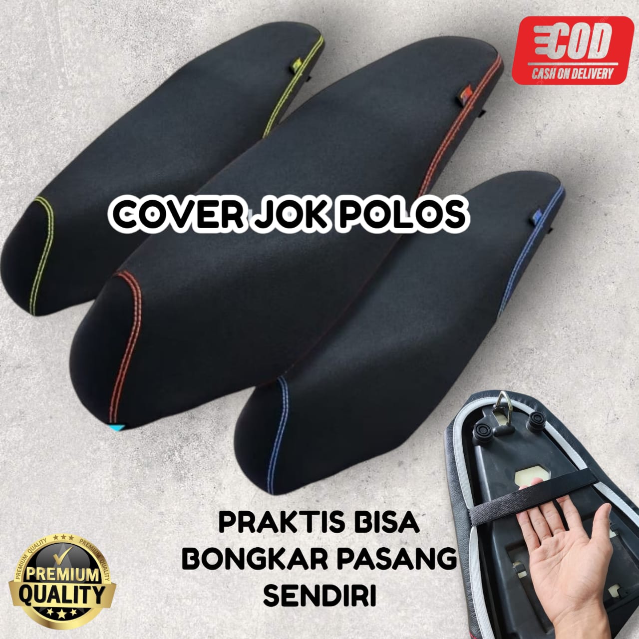 Motorcycle Seat Cover / Leather Thick Material-Vario-Beat-Scoopy-Nmx-Aerox-Pcx-Mxking Harga 45,899 rupiah*Gratis Ongkir