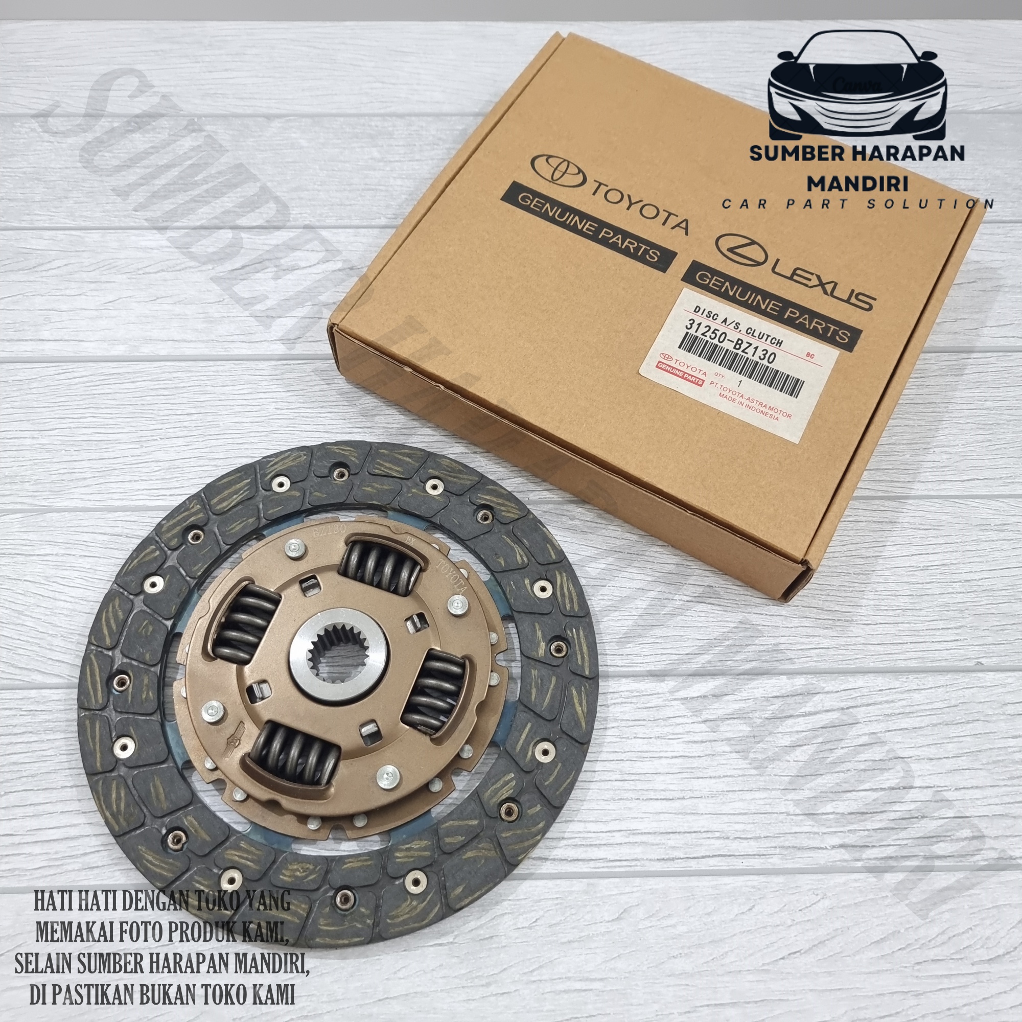 Kampas Kopling Plat Kopling Avanza Xenia 1.3 1300cc Original Harga 150,000 rupiah*Gratis Ongkir