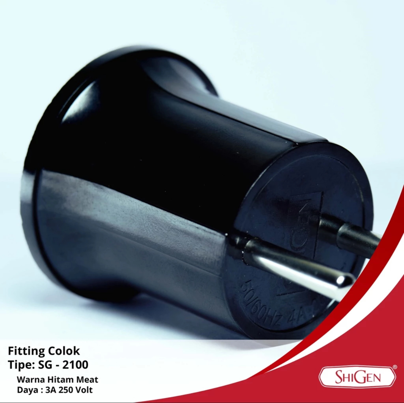 Fitting dudukam lampu colok Shigen Harga 7,750 rupiah*Gratis Ongkir