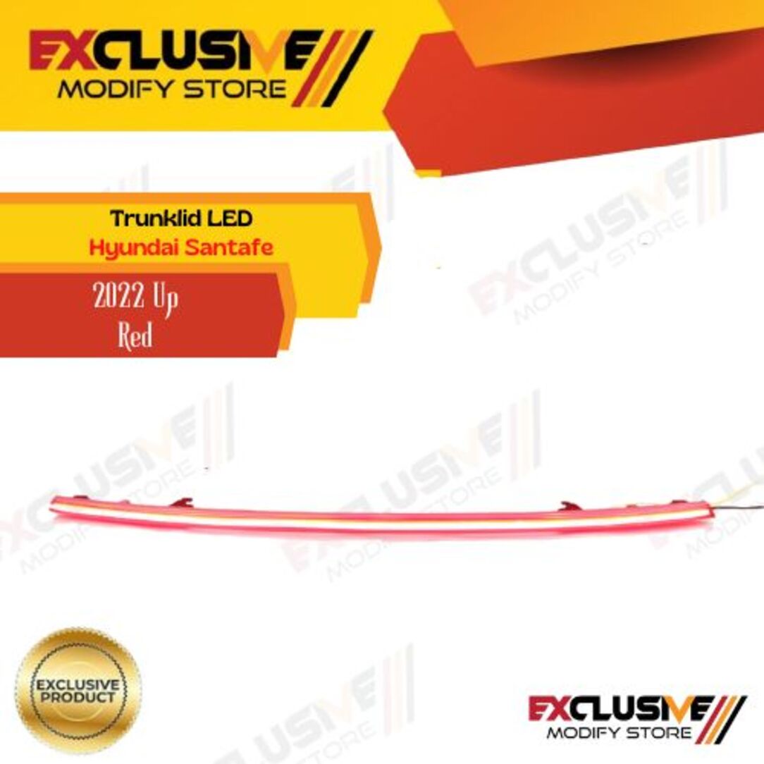 Trunkond led Hyundai santfe 2022-up garnish luggage Red Harga 3,000,000 rupiah*Gratis Ongkir