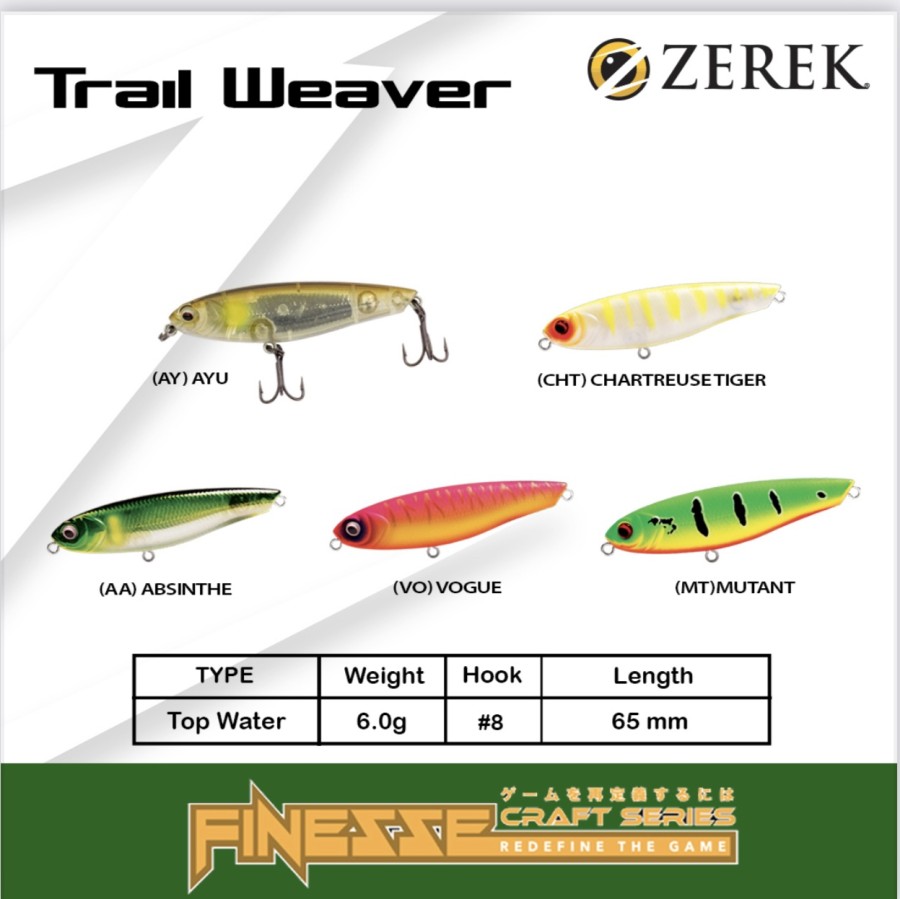 Jual Lure Zerex Trail Weaver Terbaru - Apr 2024