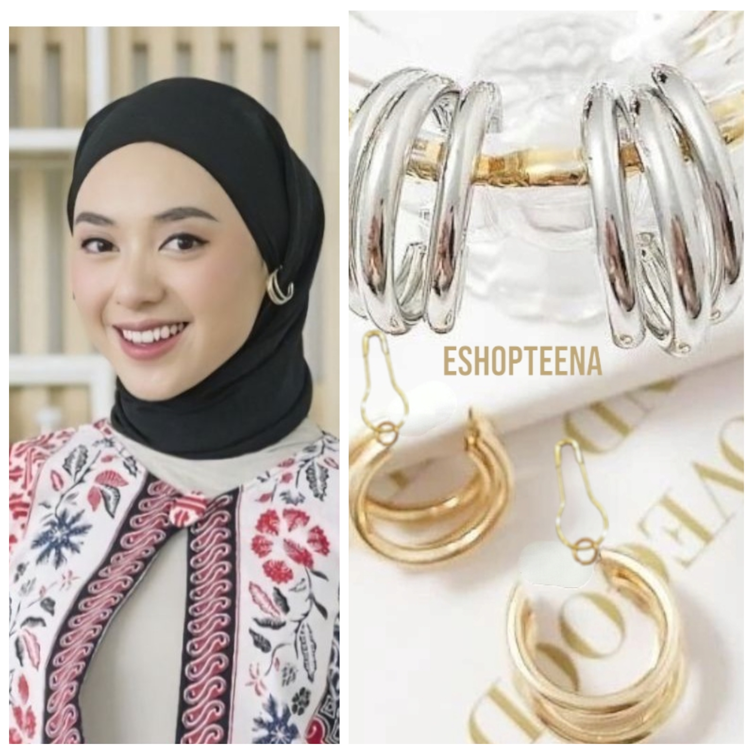 anting hijab simple