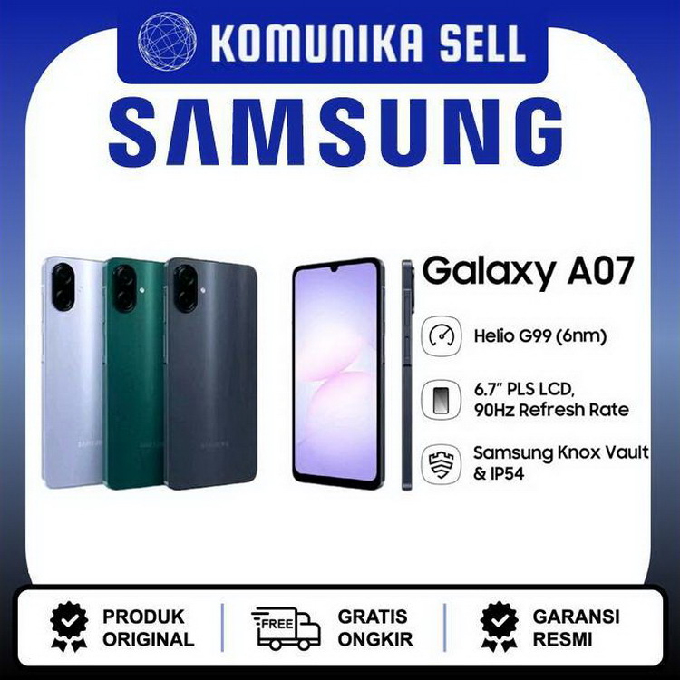 Samsung Galaxy A07 4G Harga  1,410,000 Ringgit*Penghantaran Percuma