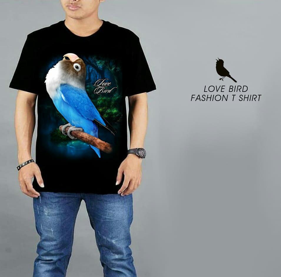 Kaos Burung Kicau Mania Love Kaos Love Bird T Shirt Pria Idr