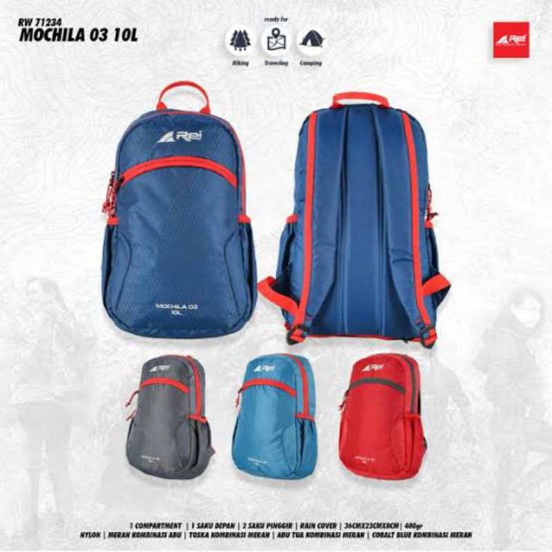 TAS RANSEL REI TERBARU 10L MOCHILA 03 ORIGINAL PRIA DAN WANITA, TAS SEKOLAH  DAN TRAVELING | Lazada Indonesia