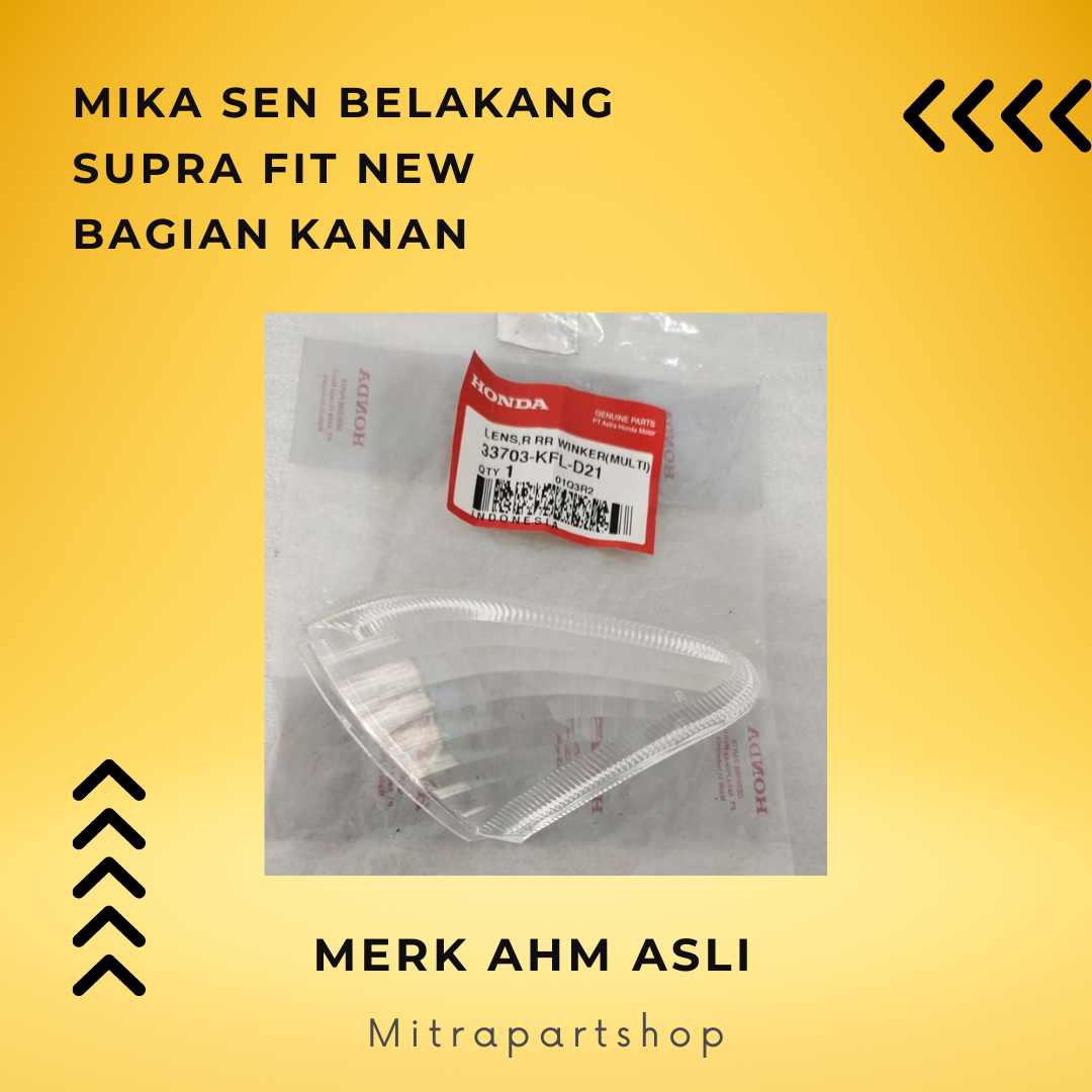 mika sen belakang supra fit new kanan ahm asli original Harga 28,000 rupiah*Gratis Ongkir