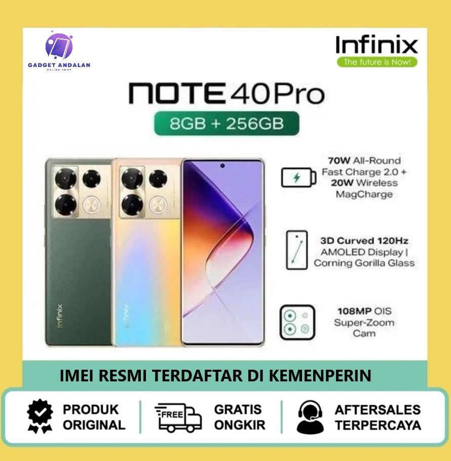 Infinix Note 40 Pro 8/256GB - Up to 16GB Extended RAM - Helio G99 Giá 2,400,000 Đồng*Miễn phí vận chuyển