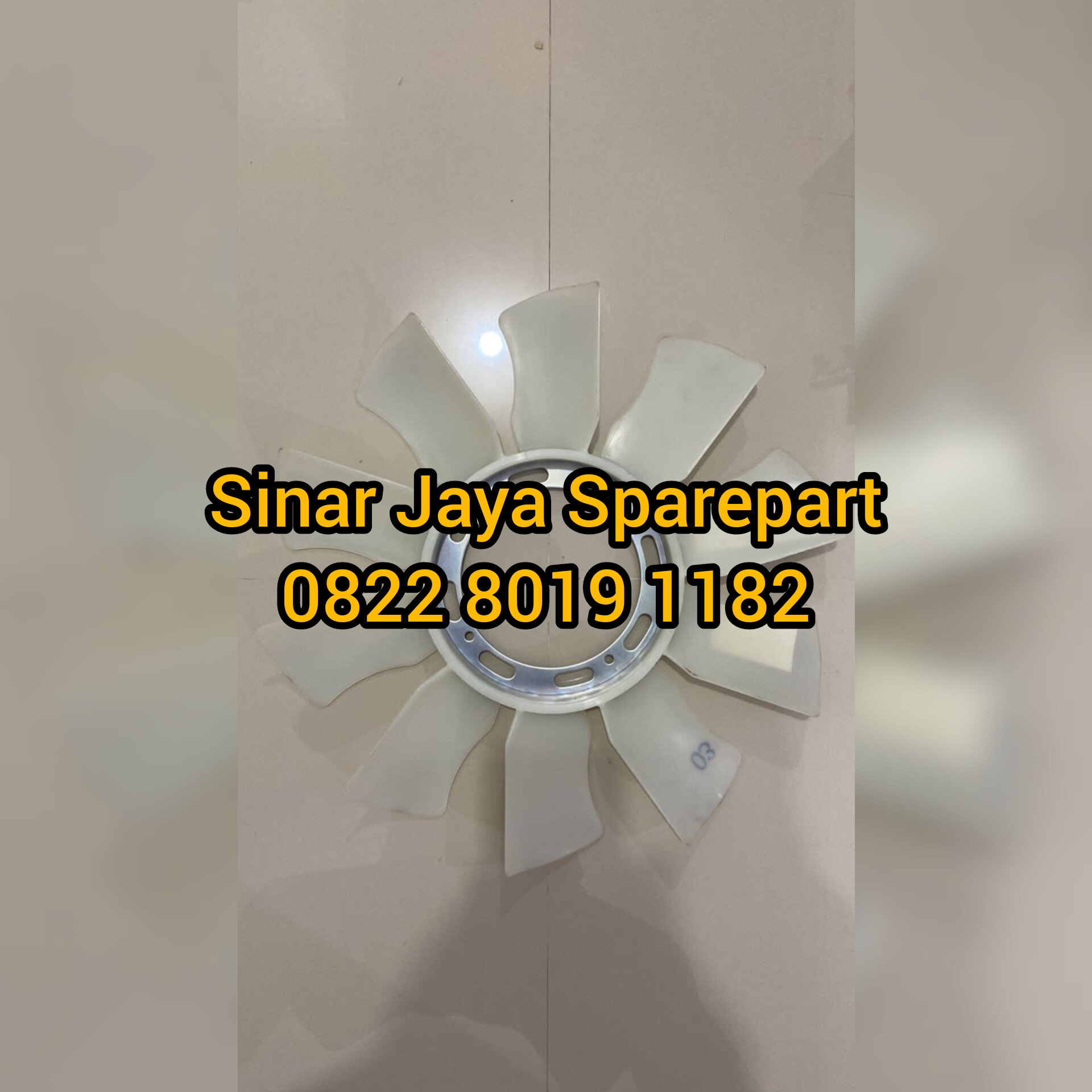 Kipas Radiator Hino Dutro 110 130 12 Volt Toyota Dyna 110 130 12 Volt Original 16361-78030 Harga 850,000 rupiah*Gratis Ongkir