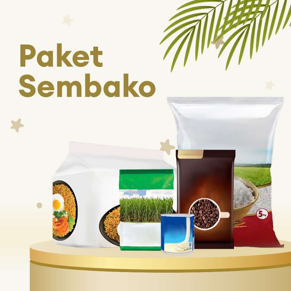 Paket Sembako LazMart Harga 150,000 rupiah*Gratis Ongkir