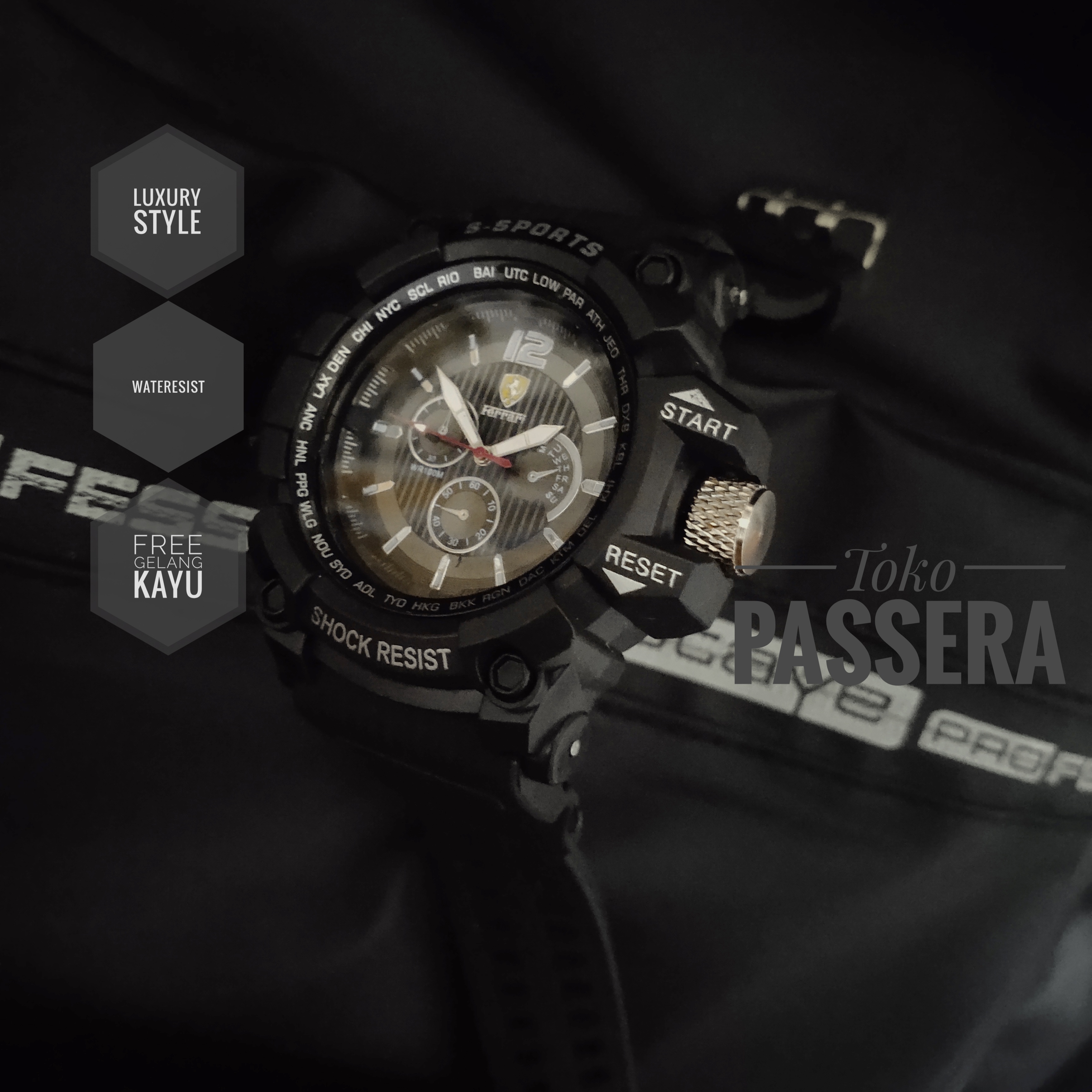 Jam tangan Casio Sport Watch WR30M 