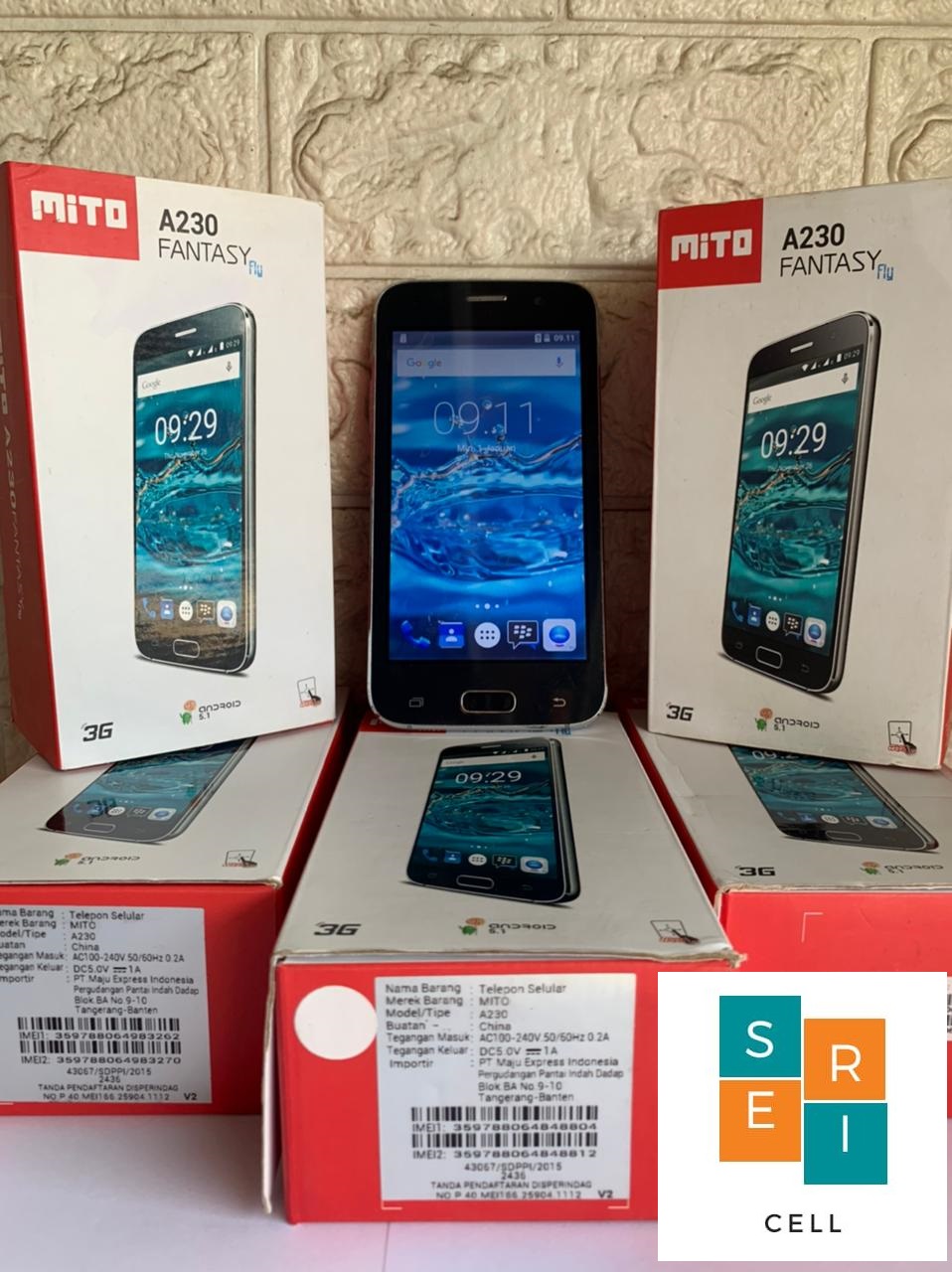 HP MITO A230 Android Promo Cuci Gudang RAM 512MB Penyimpanan 4GB Lollipop Plus SDCard VGen NEW 8GB Harga 275,000 rupiah*Gratis Ongkir