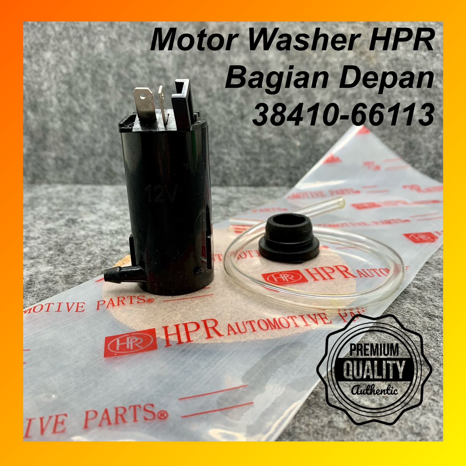 HPR Motor Washer Pump Semprotan Wiper Kaca Toyota Kijang 5K 7K Super Grand Extra 1986 1987 1988 1989 1990 1991 1992 1993 1994 1995 1996 Harga 53,900 rupiah*Gratis Ongkir