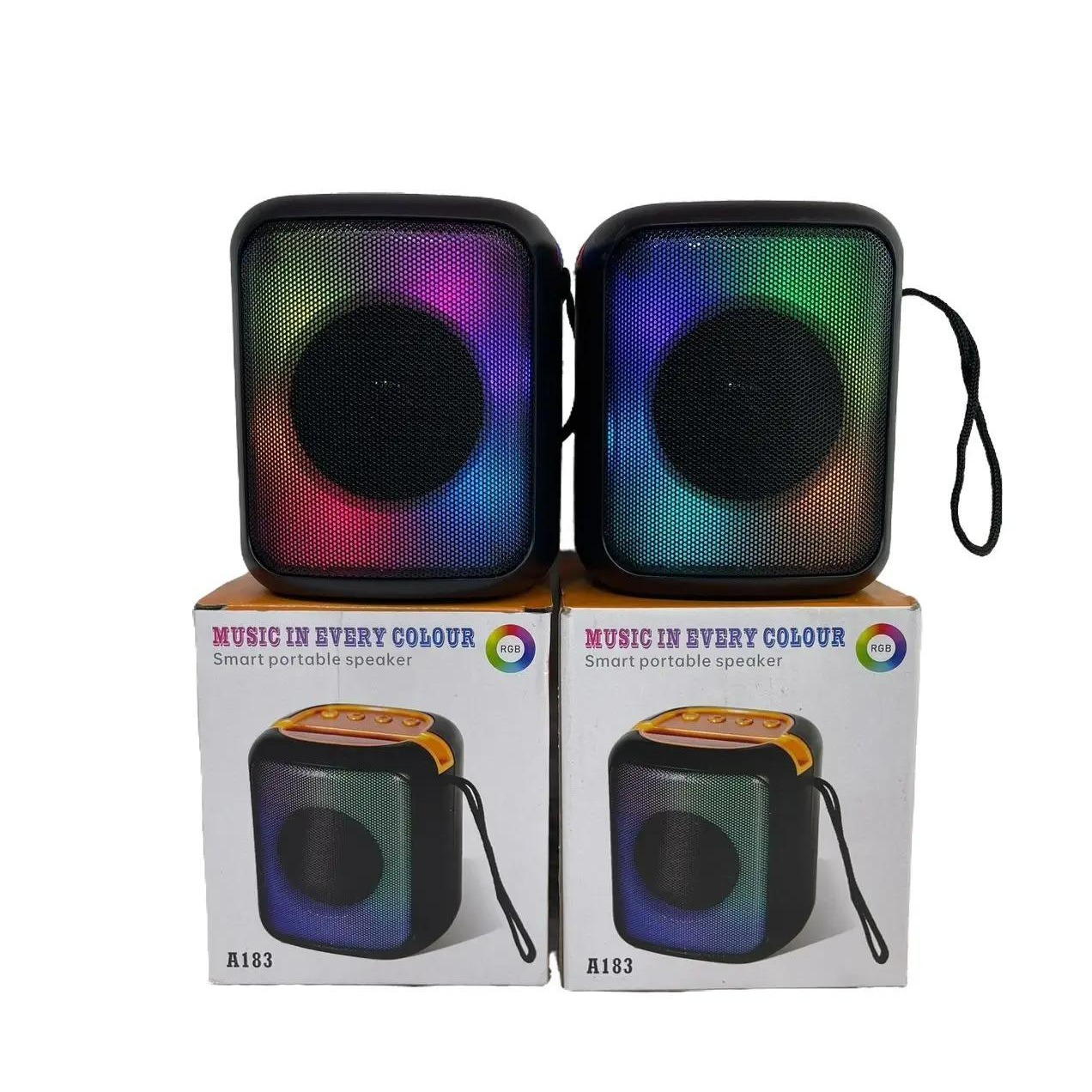 Speaker Bluetooth RGB A183 Wireless Speaker Music in Every Colour