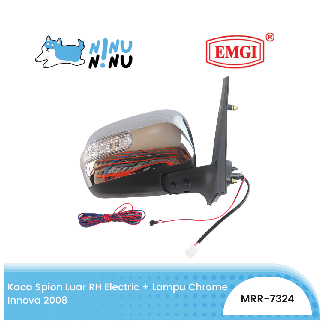 Kaca Spion Elektrik dengan Lampu Toyota Innova tahun 2008 Emgi Harga 962,250 rupiah*Gratis Ongkir