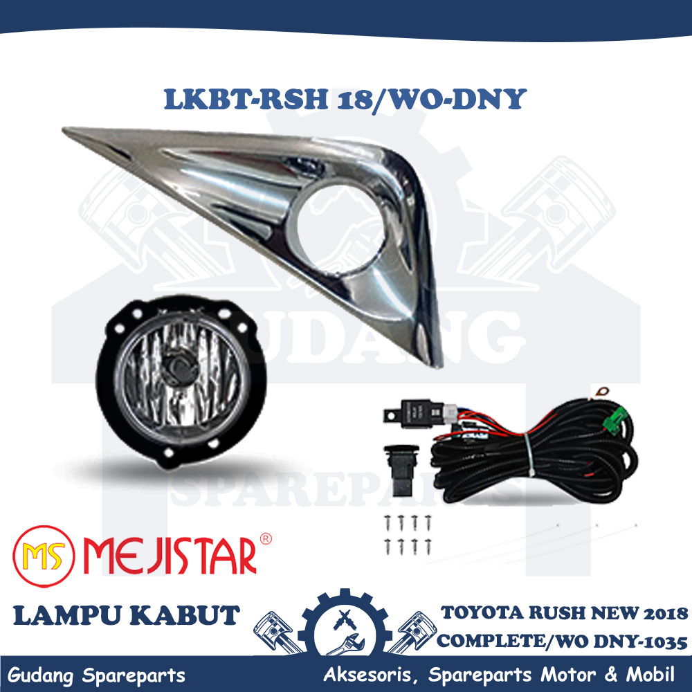 DNY Toyota Rush fog lamp new 2018 complete/wo DNY-1035 Harga 775,000 rupiah*Gratis Ongkir