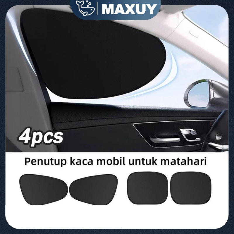 Car window curtains curtains/car magnet sunshade/car side window thick material heat resistant anti-UV/for all cars/easy to install Harga 45,000 rupiah*Gratis Ongkir