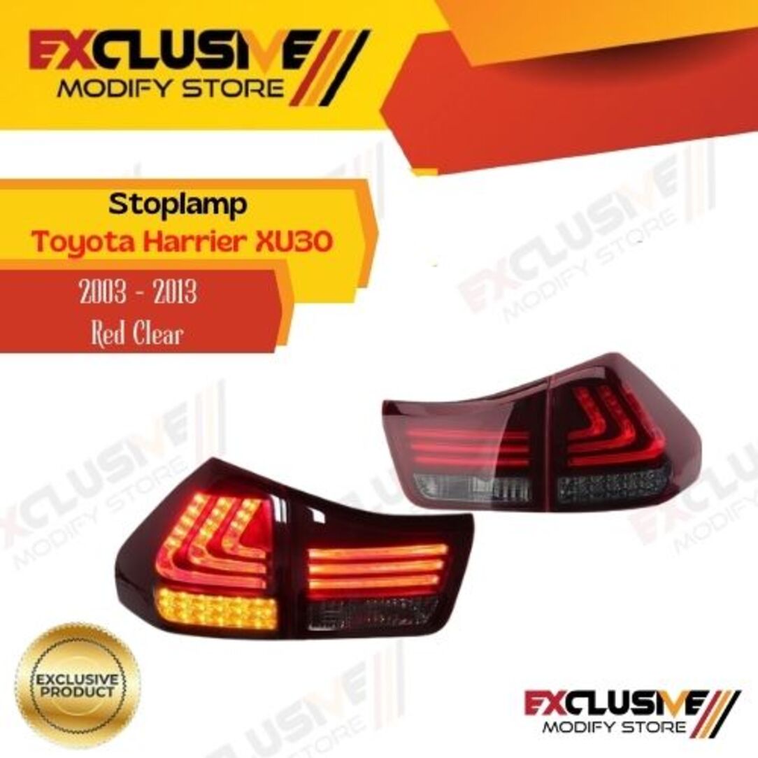 Stoplamp Toyota Lexus Harrier XU30 2003 - 2013 Red clear Harga 8,350,000 rupiah*Gratis Ongkir