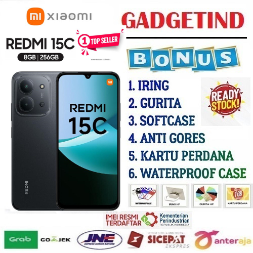 Sale Xiaomi Redmi 15C - 8/256Gb | 6000Mah Battery with 33W Fast Charging | 6.9-Inch 120Hz Immersive Display | 50 Mp Dual Ai Camera Harga  1,600,000 Ringgit*Penghantaran Percuma