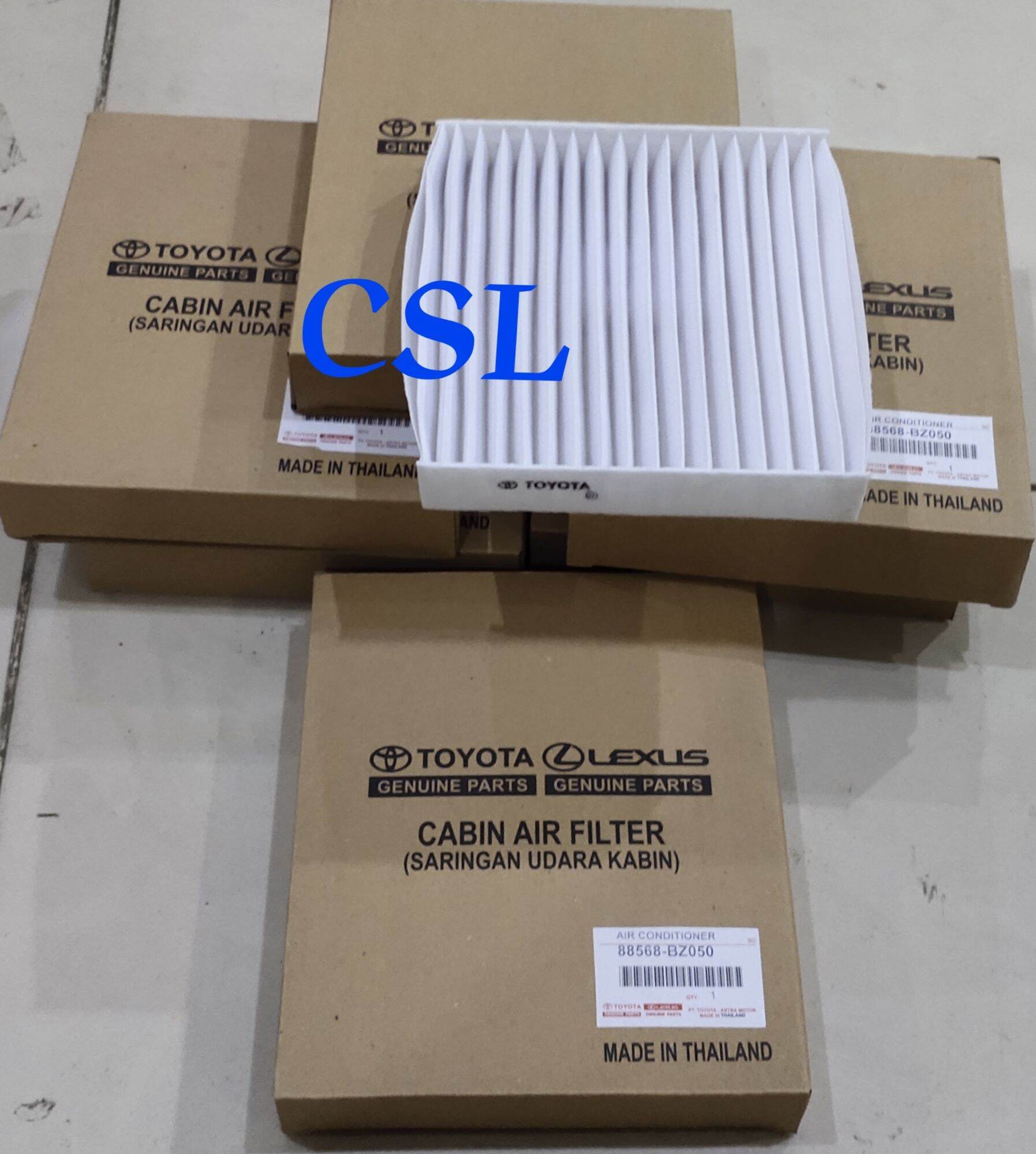 SARINGAN FILTER AC TOYOTA AVANZA ALL NEW VELOZ GRANDMAX 88568-BZ050 Giá 67,500 Đồng*Miễn phí vận chuyển