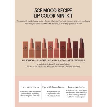 3CE Stylenanda Mood Recipe Mini Kit - 5 Pieces Pebruari 2019 - 2 3CE Stylenanda Mood recipe mini kit - 5 pieces - 2