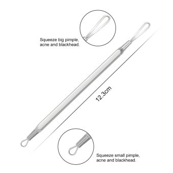 Abody 7pcs Blackhead Tool Acne Clip Facial Comedone Needle Set Facial Pimple Tweezer Stainless Steel Blemish Extractor - Intl Pebruari 2019 - 5 Abody 7pcs Blackhead Tool Acne Clip Facial Comedone Needle Set Facial Pimple Tweezer Stainless Steel Blemish Extractor - intl - 5