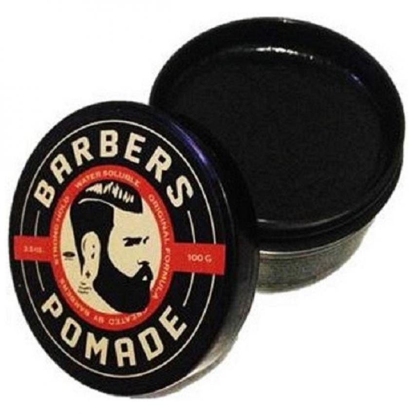 Barbers Pomade Ukuran 100 gr - 3.5 oz, Waterbased, Strong Hold Barbers Pomade Ukuran 100 gr - 3.5 oz, Waterbased, Strong Hold