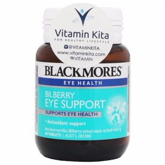 Gambar Blackmores Bilberry Eye Support Supports Eye Health (30Tab)