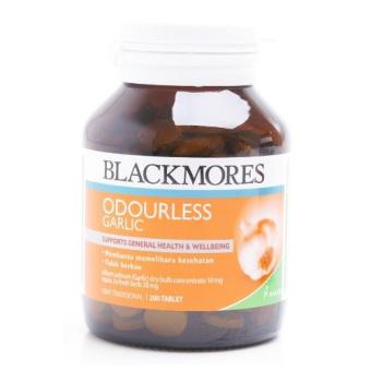 Gambar Blackmores Odourless Garlic BPOM SI 200 Tablet Imun dan Kolesterol