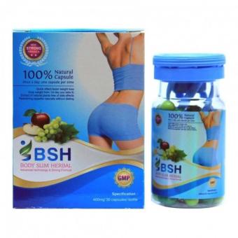 Gambar BSH Capsul Body Slim Herbal Suplemen   Putih [Alami Dan Original]