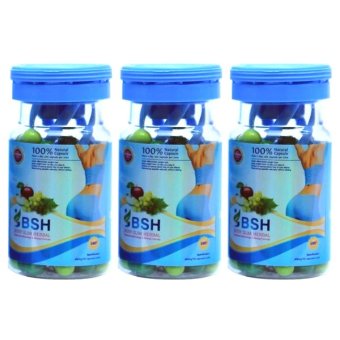 Gambar BSH New Pack   Body Slim Herbal Capsul   3Box   90 Capsuls