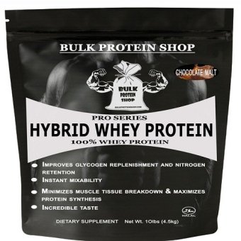 Gambar Bulk Protein Shop Hybrid Whey Protein   10lbs   Cokelat