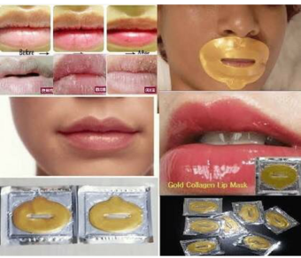 Gambar Collagen Mask   Masker Bibir   Gold Collagen Lip Mask