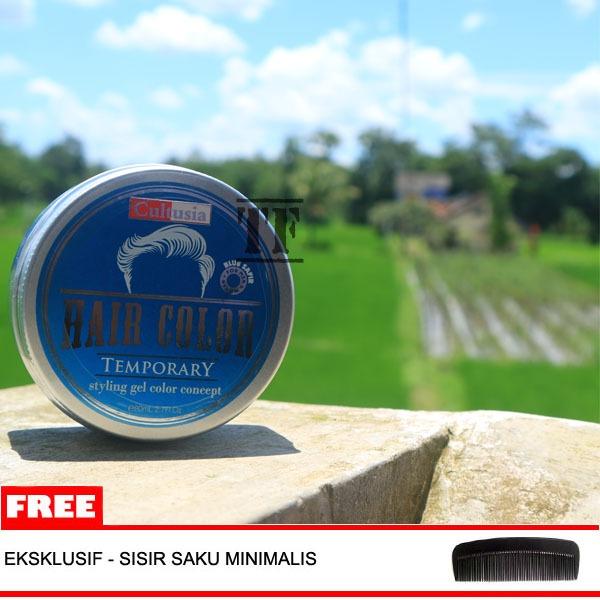 Cultusia Pomade Hair Color Temporary 2.7 Oz / 80 ml BPOM Blue Saphir (Biru) Cultusia Pomade Hair Color Temporary 2.7 Oz / 80 ml BPOM Blue Saphir (Biru)