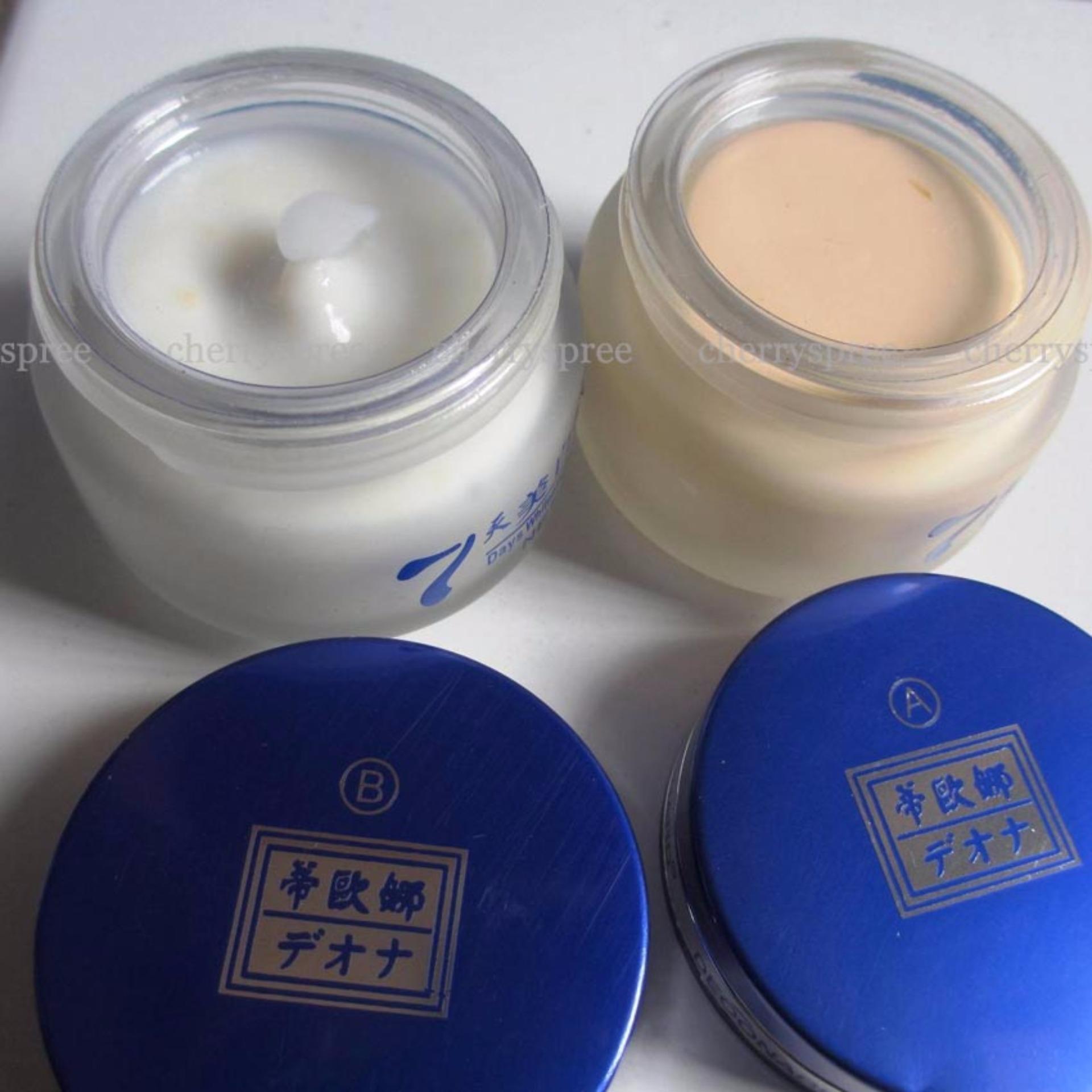 Deoonard Blue Original 7 Days Whitening & Spot Removing Range Paket Perawatan Wajah Cream Siang Malam ...