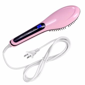 Eigia Fast Hair Straightener Catok Sisir Pelurus Rambut ION Comb HQT-906 2in1 Menyisir Muluruskan Ada Layar LCD Pengatur Suhu Elektrik Cepat Anti Panas - Pink Eigia Fast Hair Straightener Catok Sisir Pelurus Rambut ION Comb HQT-906 2in1 Menyisir Muluruskan Ada Layar LCD Pengatur Suhu Elektrik Cepat Anti Panas - Pink